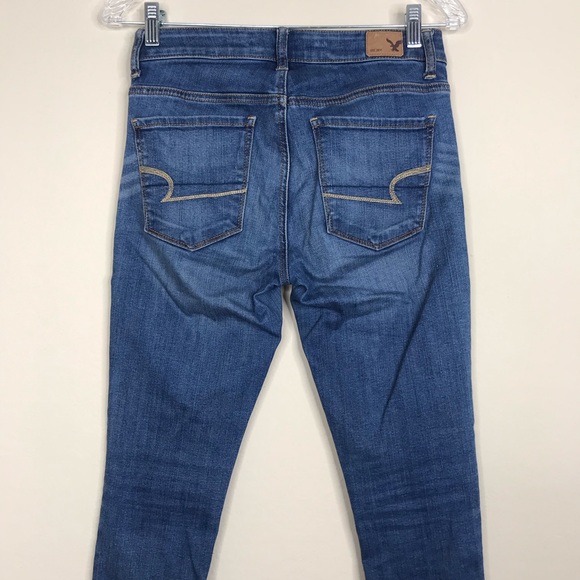 AEO Super Stretch High Rise crop Jeggings - Picture 6 of 9